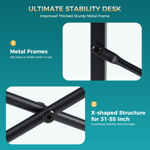 DUMOS thick square tube legs provide solid support for heavy use.
