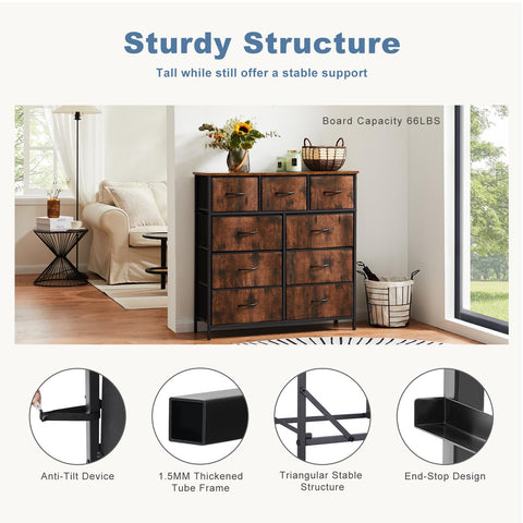 DUMOS dresser assembly guide with quick setup video.