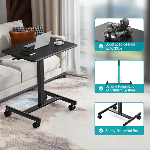 DUMOS ergonomic design supports comfortable sitting and standing positions