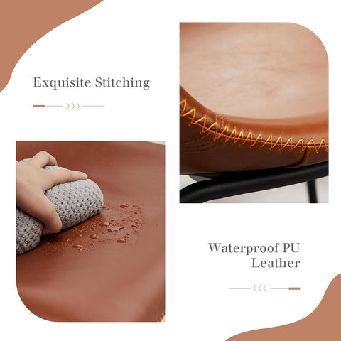 DUMOS faux leather close-up showing premium texture and easy cleaning.
