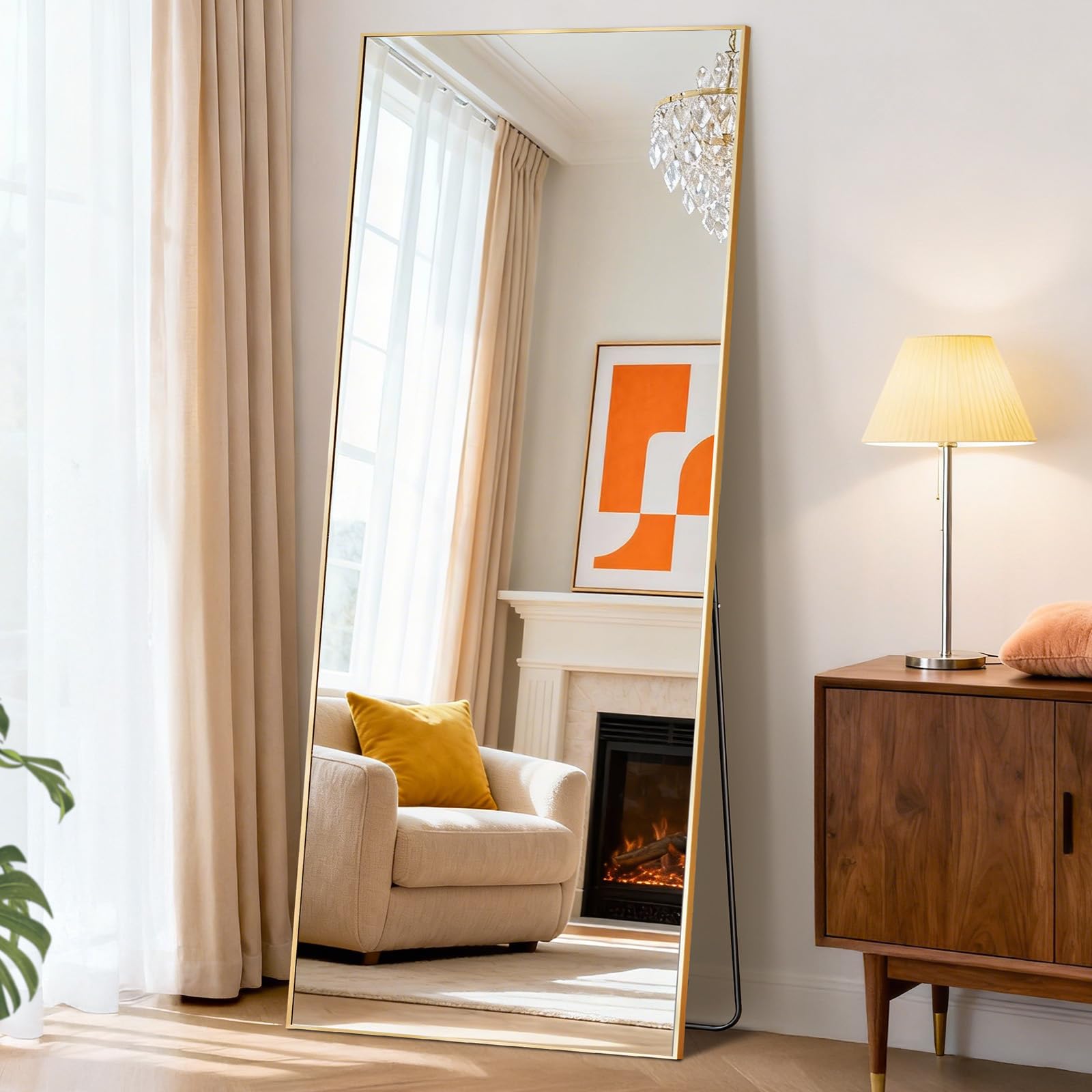 DUMOS mirror ready to use, easy to move and adjust layouts.