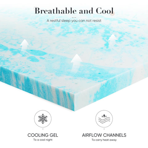 DUMOS gel-infused cooling topper highlights cooling technology for restful nights
