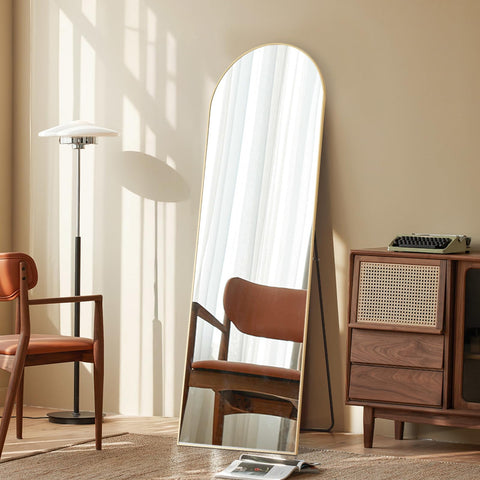 DUMOS gold-mirrored style enhances decor in any room
