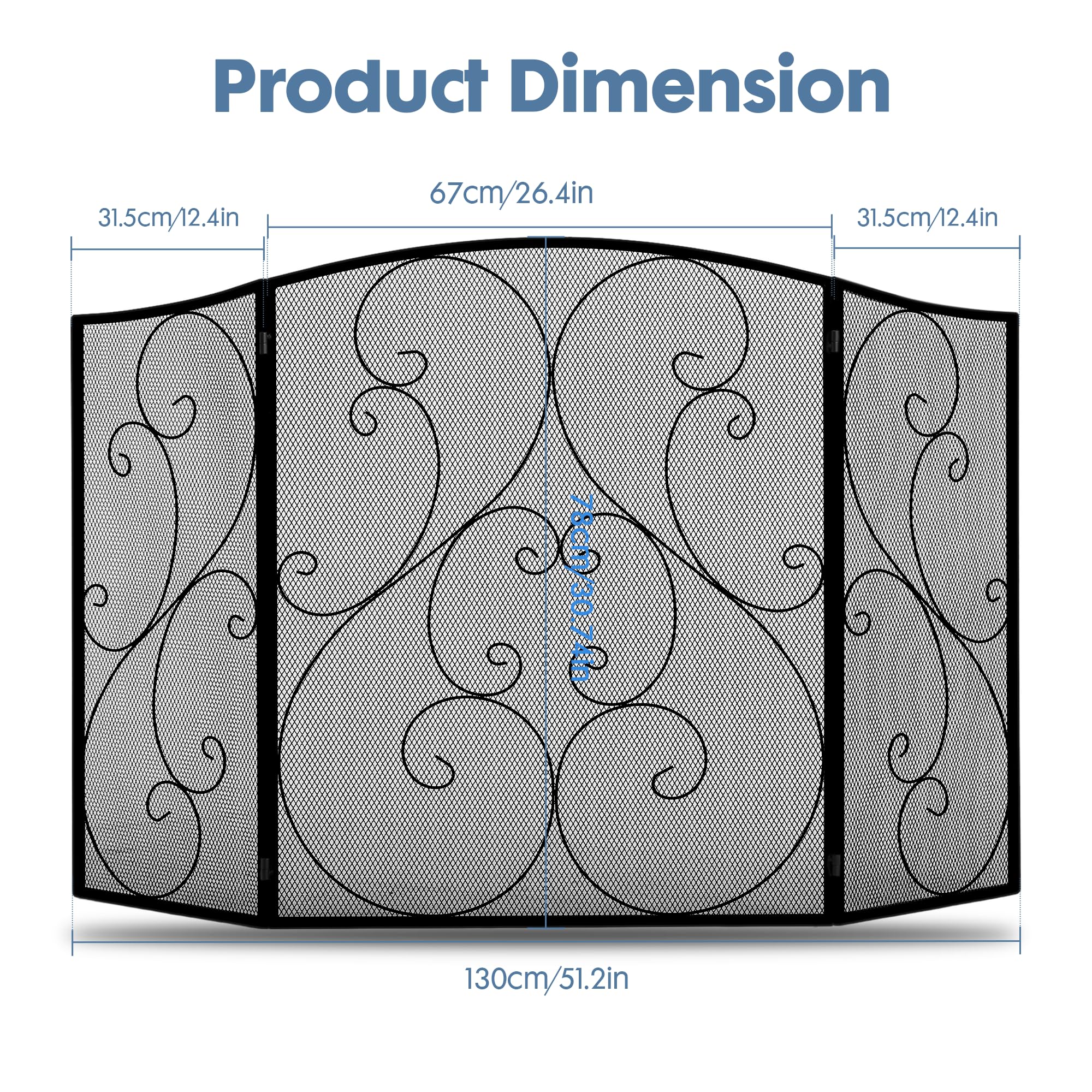DUMOS heavy-duty iron construction ensures durable daily use and reliable stability