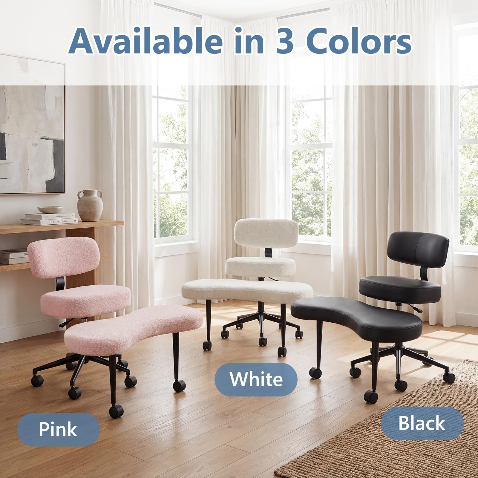 DUMOS height-adjustable backrest knob for personalized support