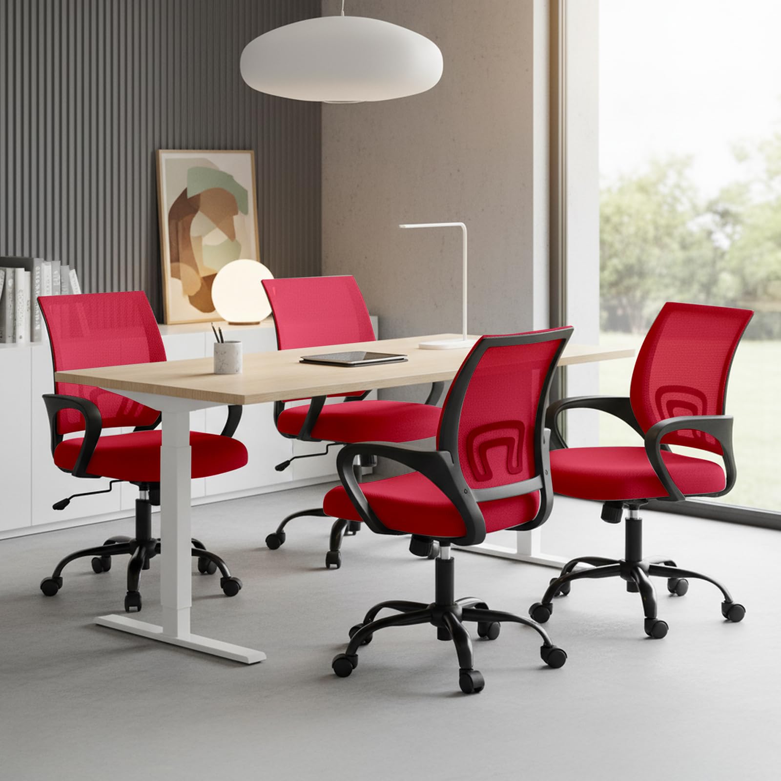 DUMOS 360 swivel base enables smooth, versatile movement.