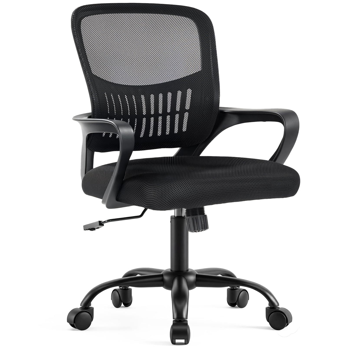 DUMOS home office chair back mesh keeps you cool during long work sessions.