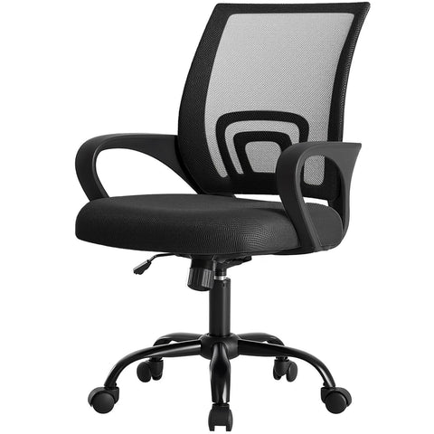 DUMOS home office chair with mid-back mesh for breathable comfort during long work sessions.