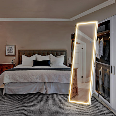 DUMOS mirror wall-mount hardware included for secure, space-saving installation