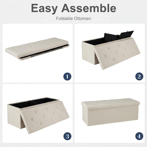 DUMOS living room setup as a low coffee table and footrest