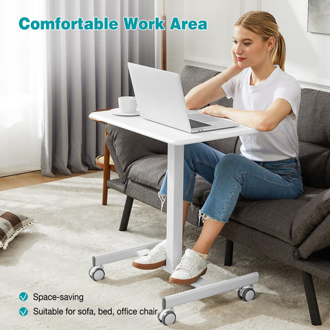 DUMOS lockable wheels in action, stable during focused work