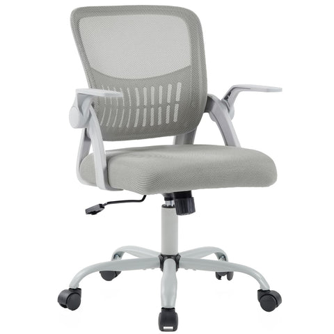 DUMOS mid-back lumbar chair with breathable mesh for cooling airflow during long work sessions.