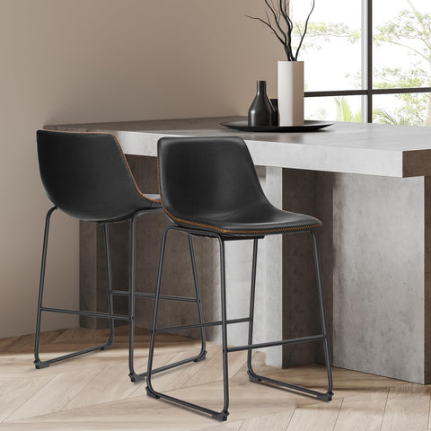 DUMOS minimalist modern bar stool design for kitchen island