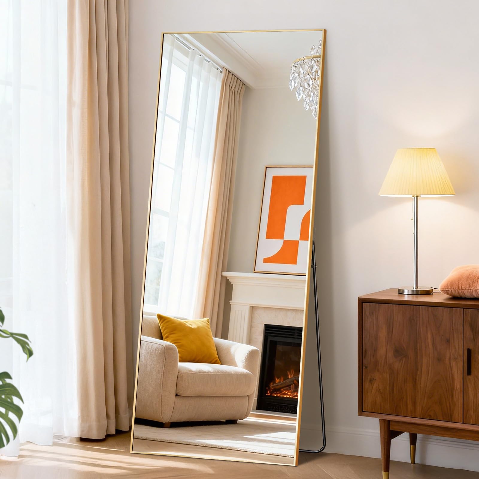 DUMOS modern slim profile complements decor while maximizing floor space.