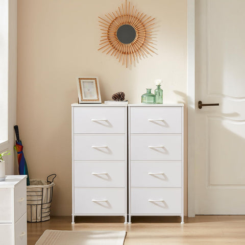 DUMOS nightstand ready for quick 20-minute assembly with clear instructions.