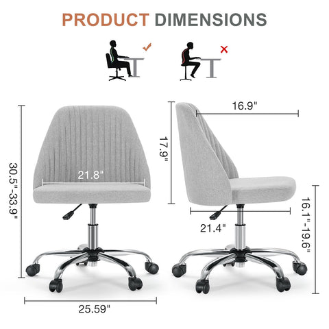 DUMOS Office Chair 360° swivel supports versatile movement during tasks.