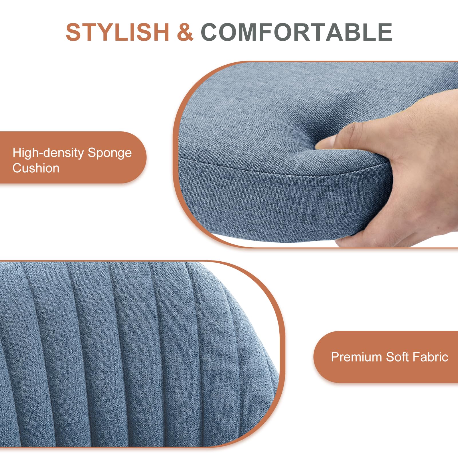 DUMOS ergonomic chair with lumbar support for better lower back comfort.
