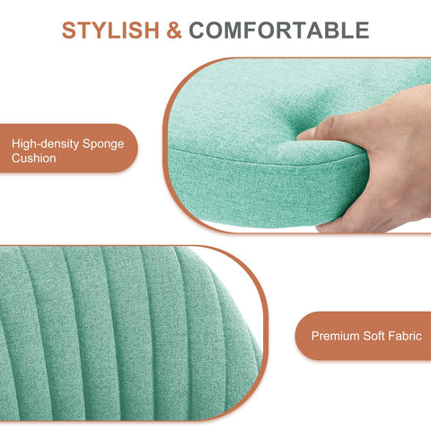 DUMOS chair glides quietly on wood, tile, or carpet.