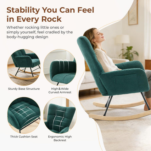 DUMOS padded-seat ensures comfortable seating during long reading or soothing moments.