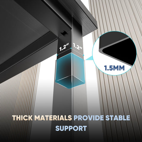 DUMOS scratch-resistant tabletop ready for spills and daily use.