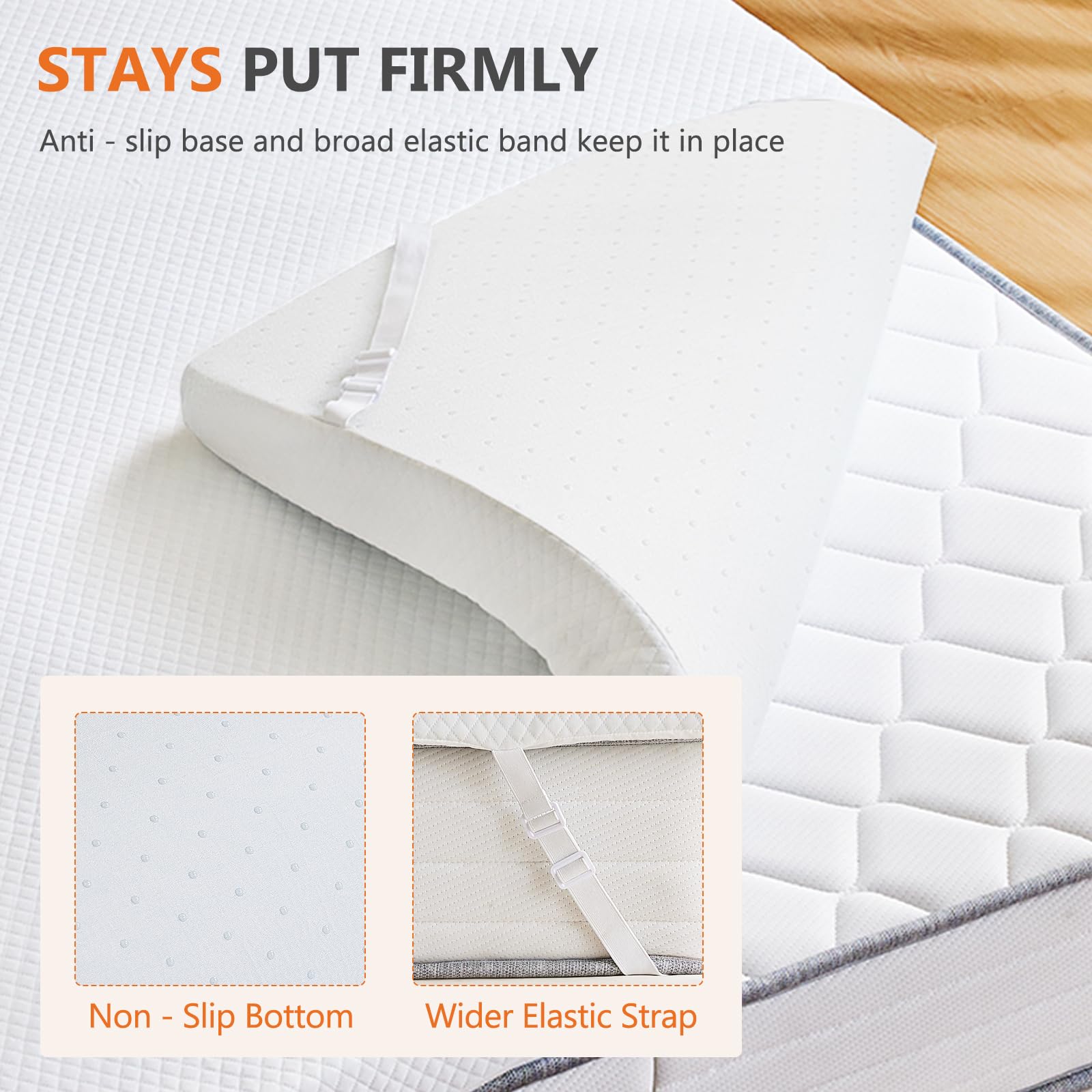 DUMOS skin-friendly breathable cover close-up for comfortable skin contact.