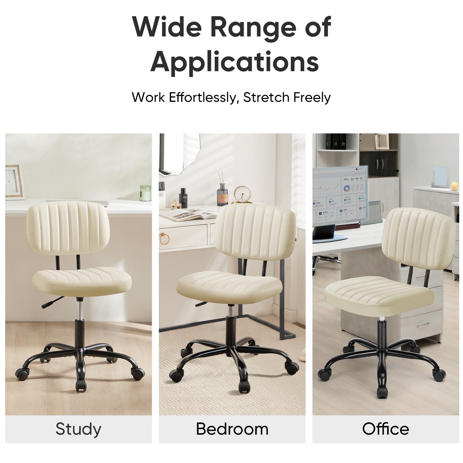 DUMOS 360-degree swivel-base enables smooth movement in tight spaces.