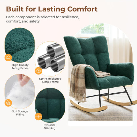 DUMOS solid-wood legs and steel frame add stability and durability.