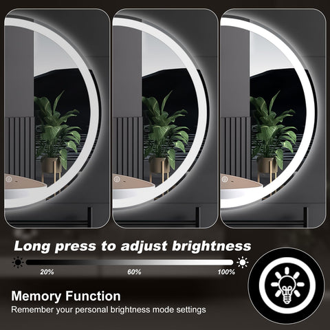 DUMOS tempered glass bathroom mirror for durable, distortion-free reflections