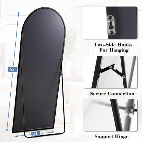 DUMOS mirror highlights three placement options for flexible room layouts.