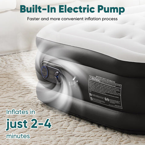 DUMOS 660-pound weight capacity supports heavy guests or couples