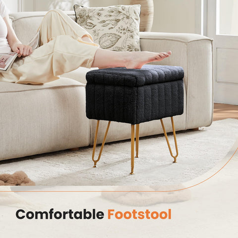 DUMOS vanity stool color beige suits warm decor trends.