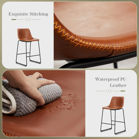 DUMOS waterproof leather surface allows easy wipe-down and quick cleaning.