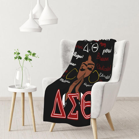 DUNKEZON flannel throw lightweight cozy texture ready for casual lounging.