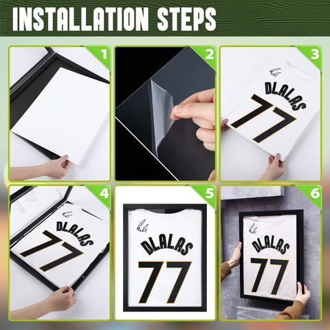 Dunkive 1-pack frame fits 14x18 or 18x14 formats for shirts and memorabilia.