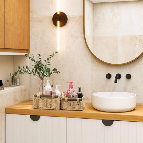 DUOER bathroom-storage-multi-use demonstrates versatile placement options.