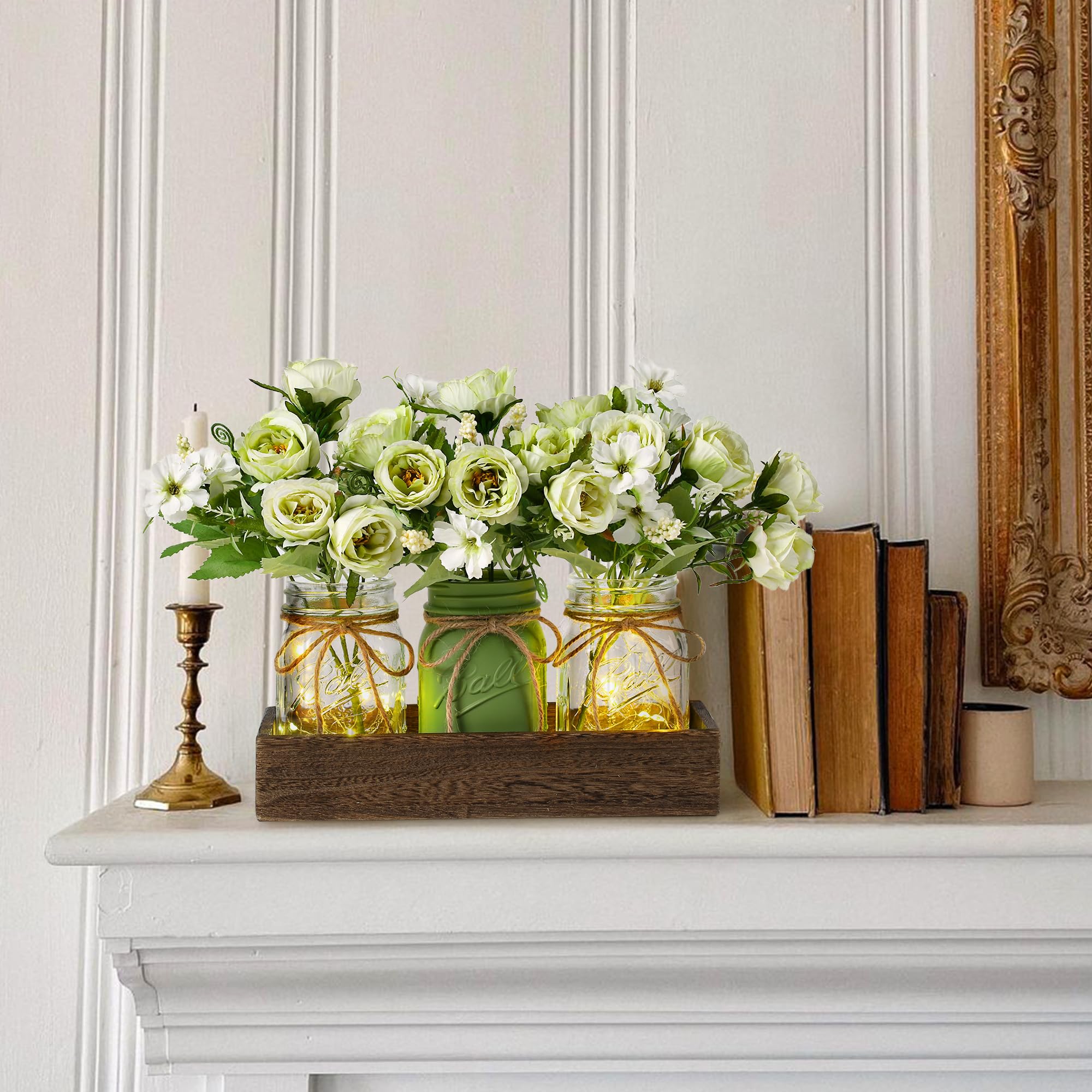 DUOER coffee table decor adds warm ambiance to living spaces.