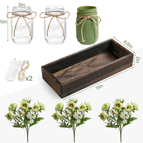 DUOER wood tray decor enhances dining room centerpiece presence.