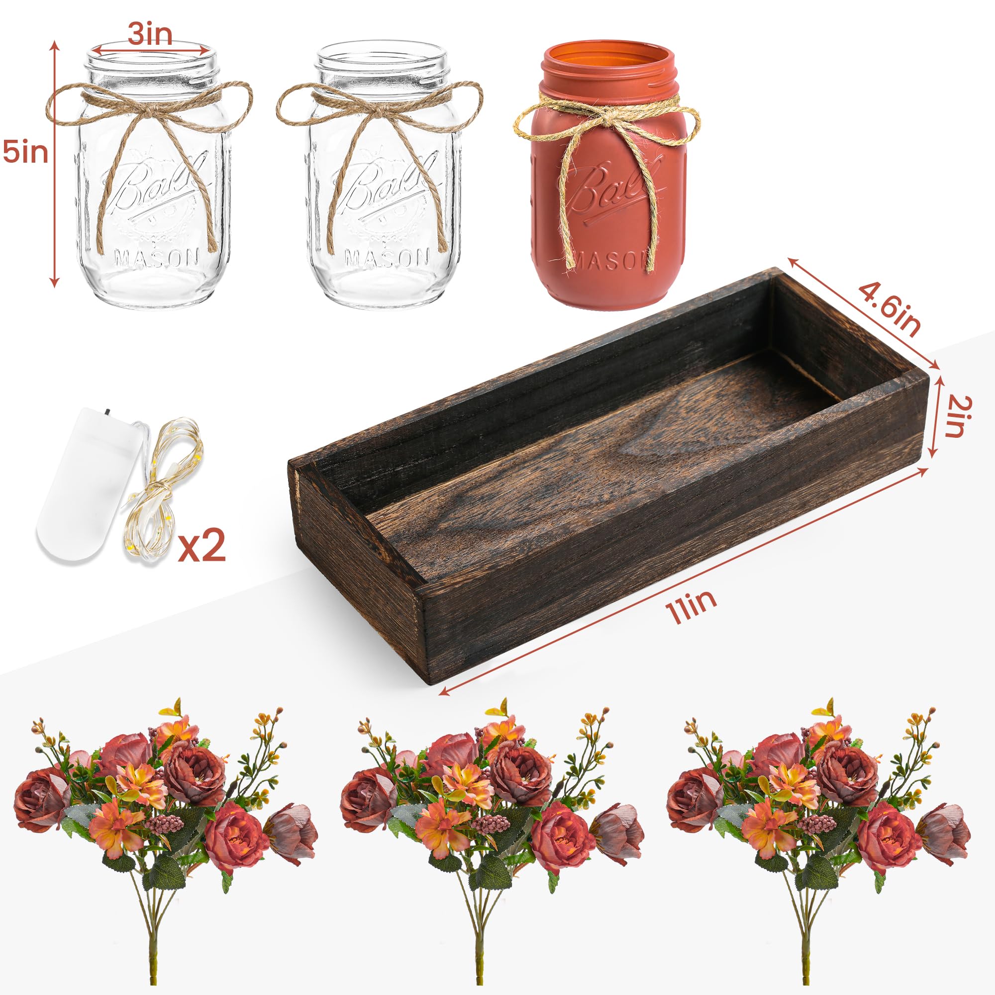 DUOER compact centerpieces save space while adding charm