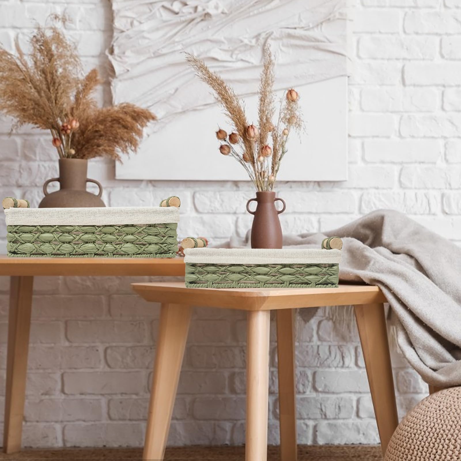 DUOER multipurpose storage basket offers versatile organization in any room.
