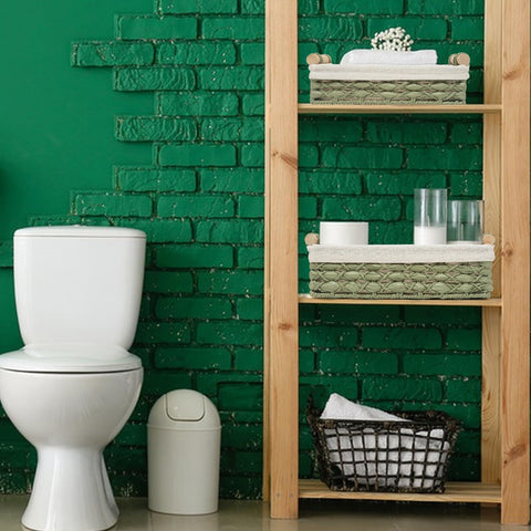 DUOER small baskets set of 2 in green for compact jewelry and desk supplies.
