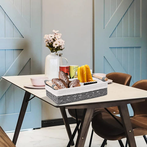 DUOER bathroom organizer grey keeps toiletries within easy reach.