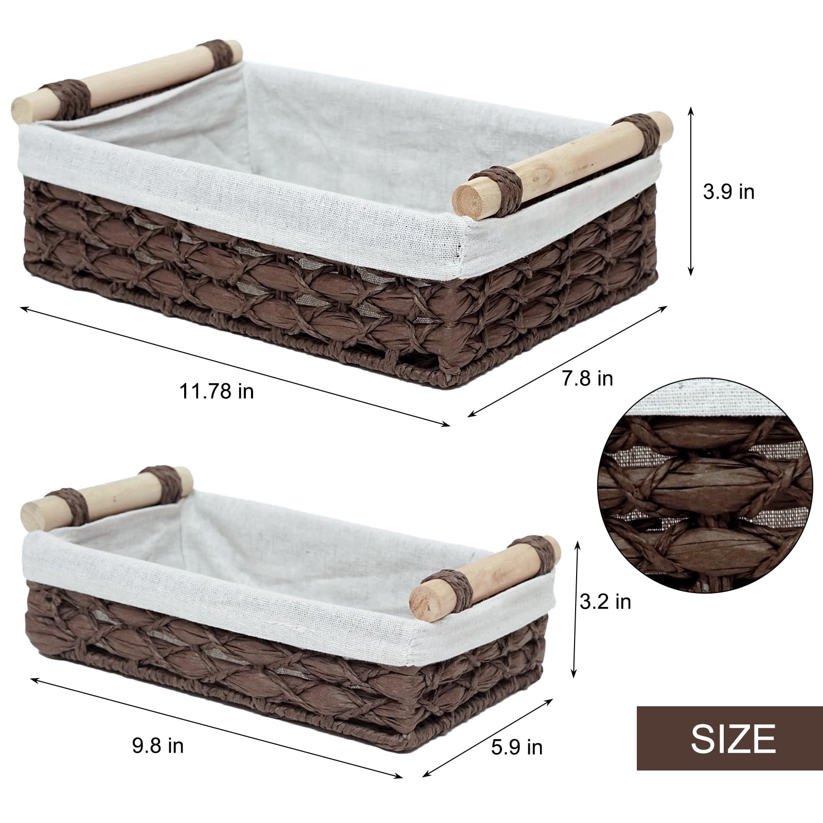 DUOER toilet tank top basket for compact bathroom storage