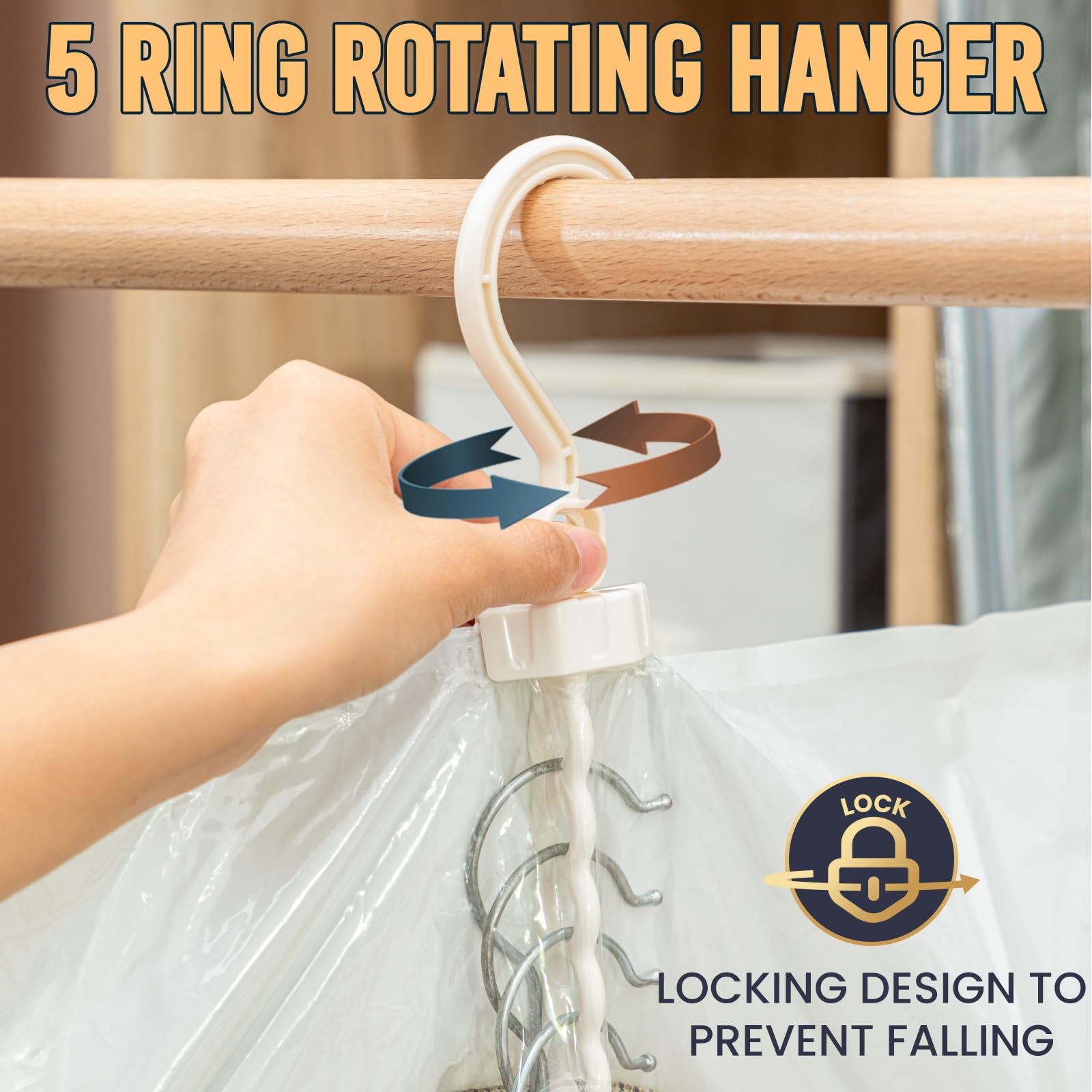 DUORAN waterproof and dustproof seals protect garments in storage.
