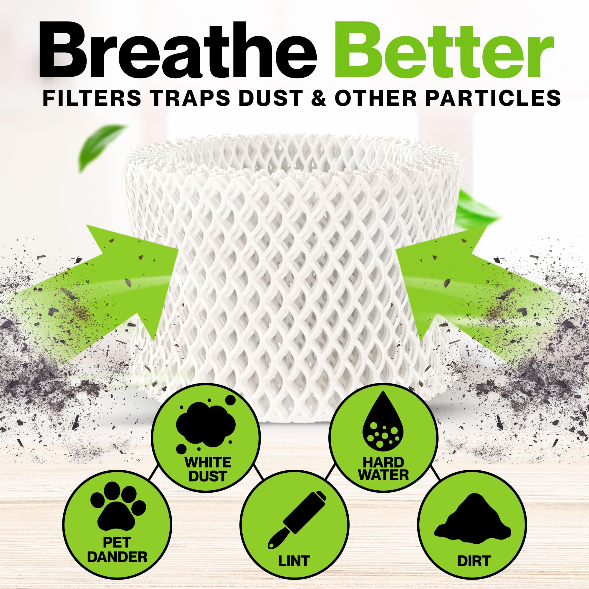 Durabasics wick soak before install for uninterrupted moisture output.