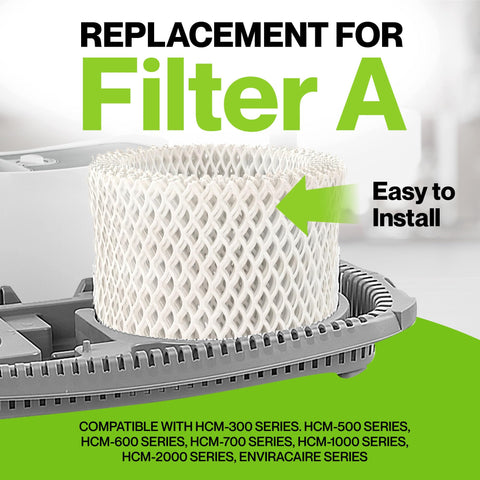 Durabasics filter set designed to fit HCM350W for reliable moisture delivery.