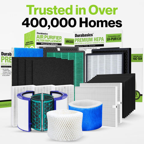 Durabasics Honeywell HPA-series replacement filters are compatible with multiple purifiers for easy upgrades.