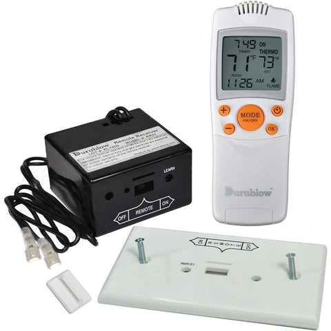 Durablow TR1003 remote transmitter with LCD for precise temperature control.