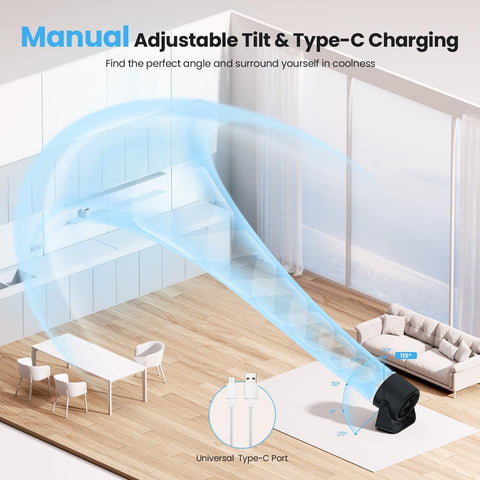 DURBESTER 3600mAh rechargeable battery powers up to eight hours.