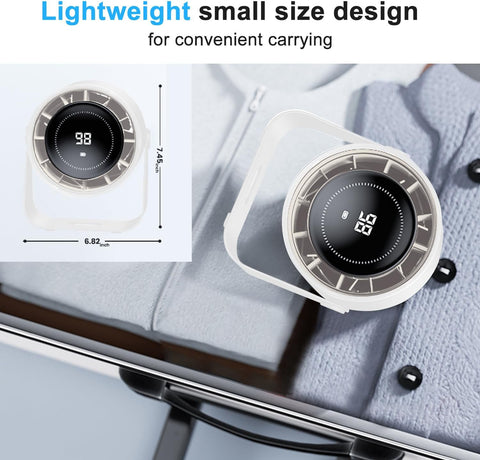 DURBESTER compact desk fan ideal for dorms and office travel.