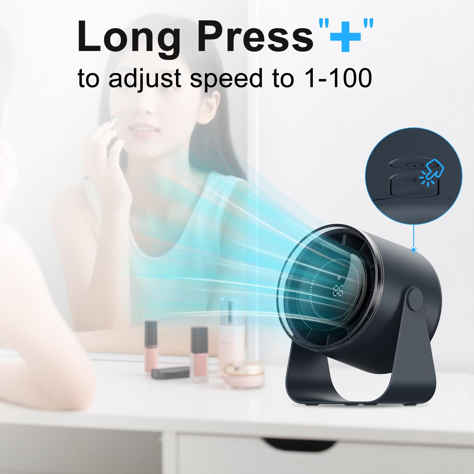 DURBESTER USB-powered design recharges from laptops or power banks.